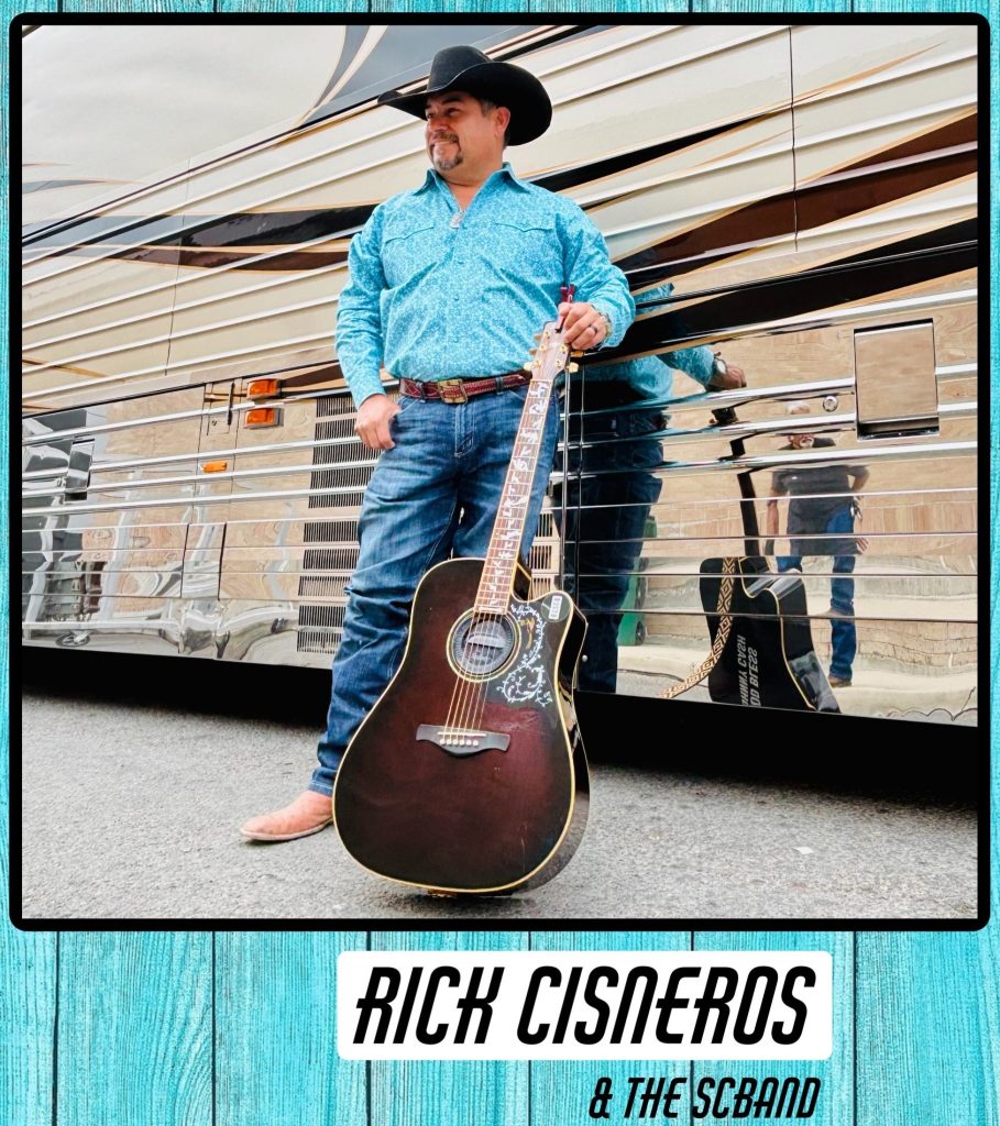 Rick Cisneros and The Southern Comfort Band open up the nights event, starting at 7:30 PM.